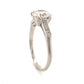 1.14 Art Deco Diamond Engagement Ring in Platinum