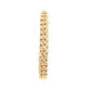 Pave Diamond Chain Link Bracelet in 14k Yellow Gold
