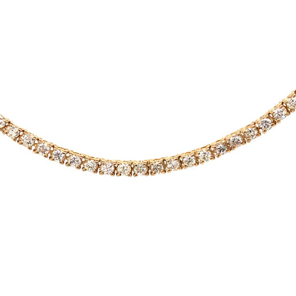 4.50 Diamond Necklace in 14K Yellow Gold