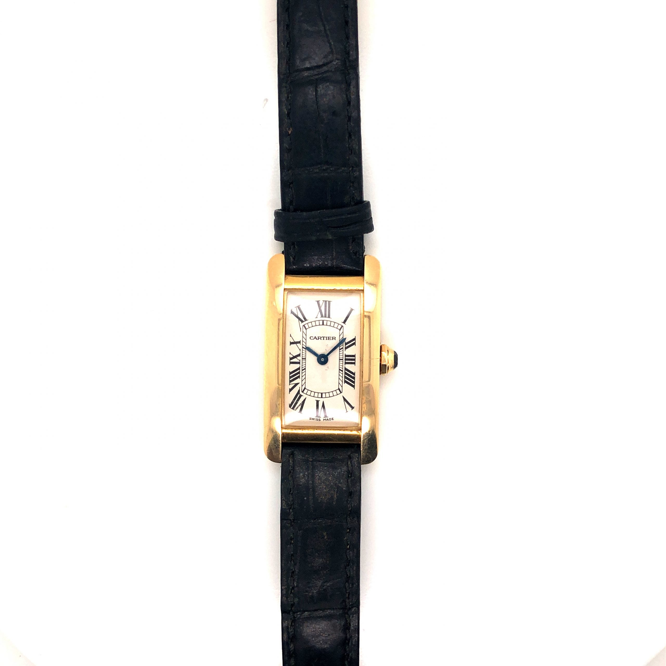 Cartier Tank Louis Watch in 18k Yellow Gold - Filigree Jewelers