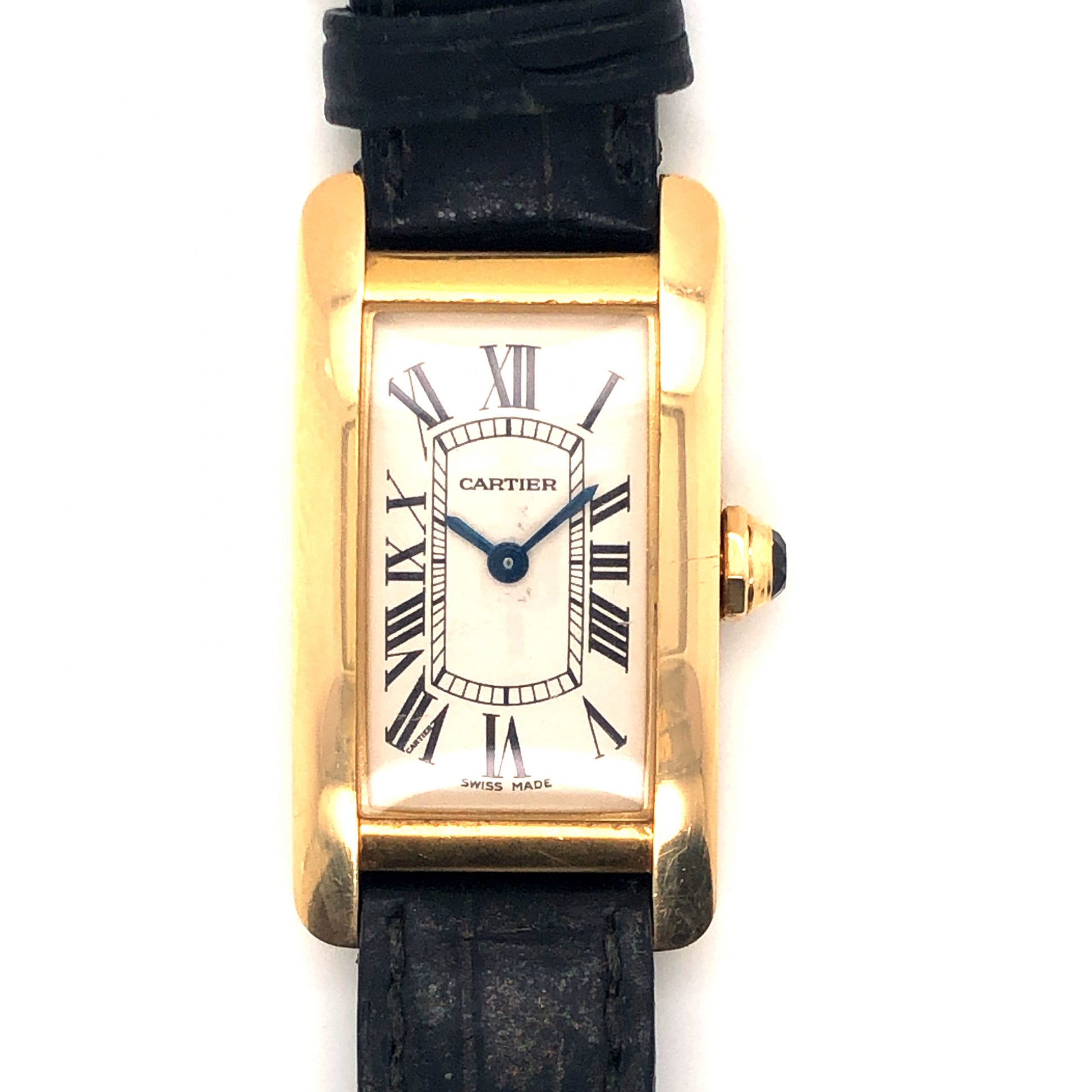 Cartier Tank Americaine Watch in 18k Yellow Gold – Filigree Jewelers