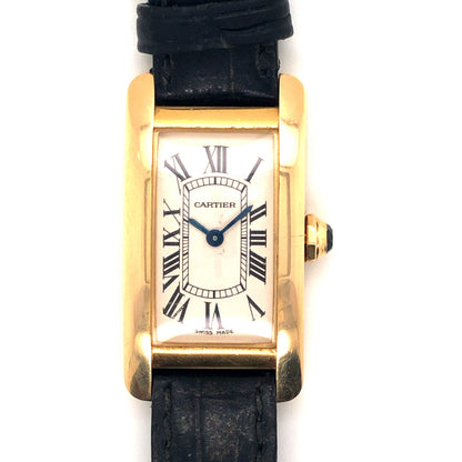 Cartier Tank Américaine Watch in 18k Yellow Gold