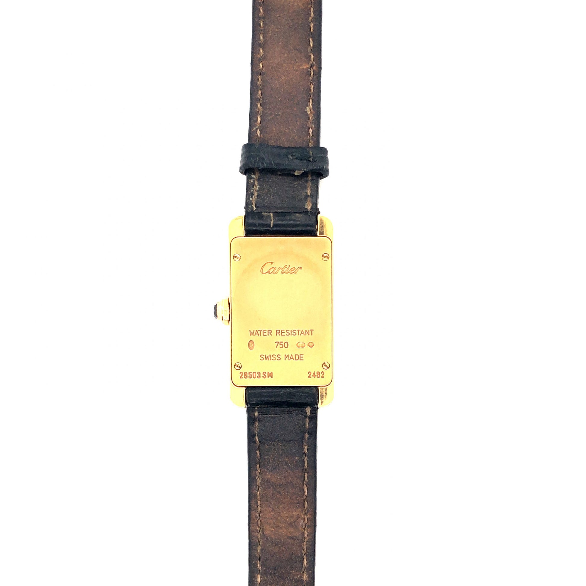 Cartier Tank Américaine Watch in 18k Yellow GoldComposition: 18 Karat Yellow GoldTotal Gram Weight: 33.4 gInscription: Cartier 
