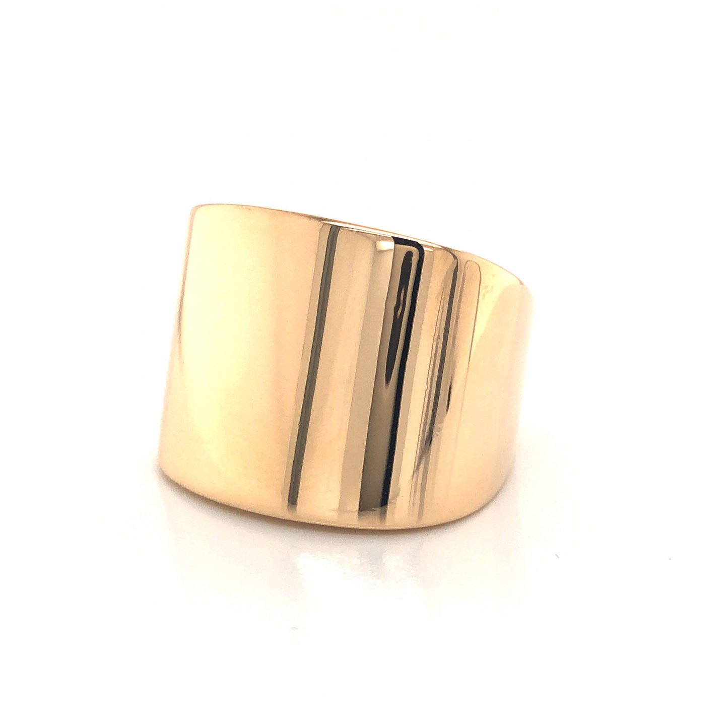 Chunky Yellow Gold Cocktail Ring in 14k