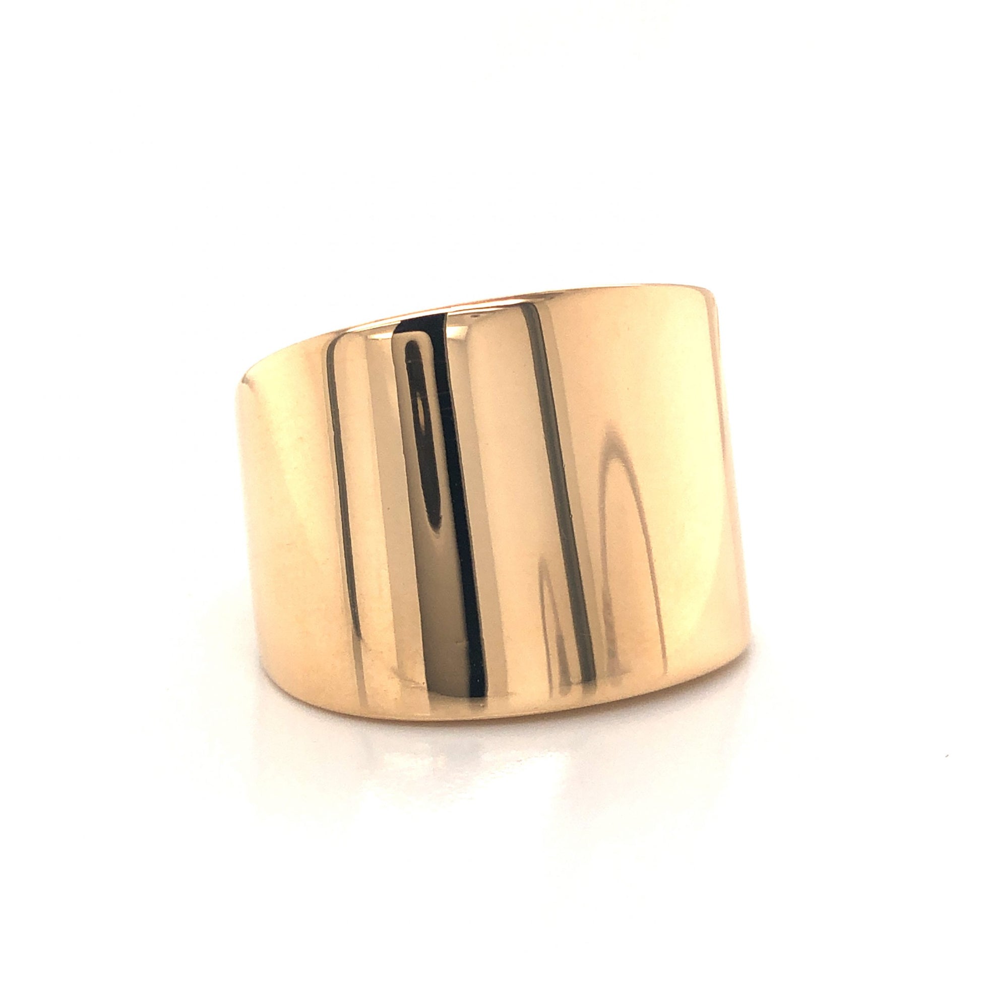 Chunky Yellow Gold Cocktail Ring in 14k