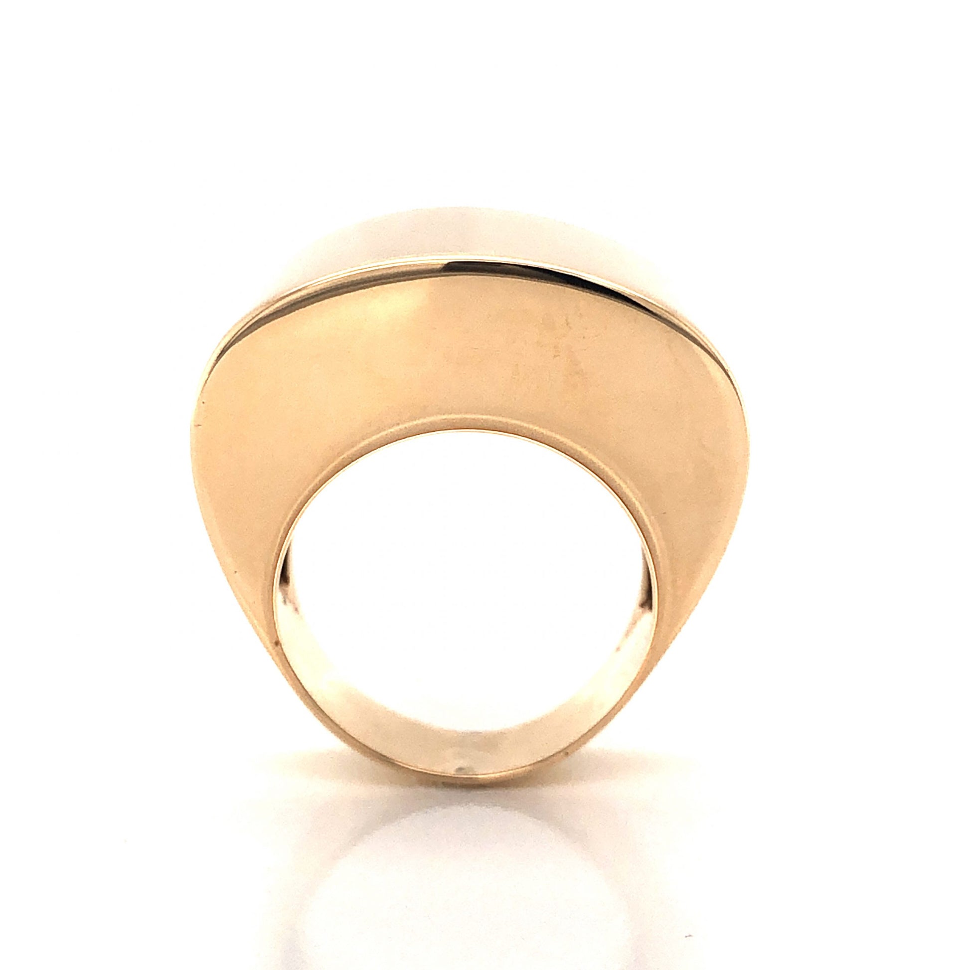 Chunky Yellow Gold Cocktail Ring in 14k