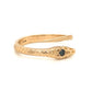 Victorian Sapphire Snake Ring in 14k Yellow Gold