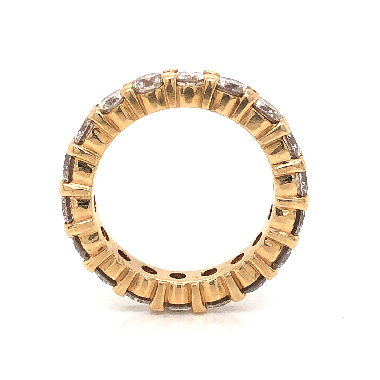 3.80 Diamond Eternity Band in 14k Yellow Gold