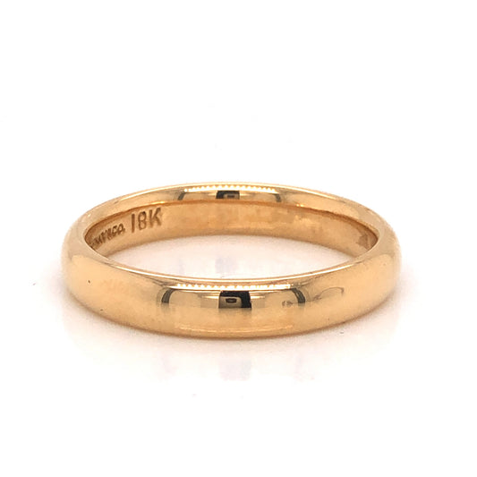 Tiffany & Co. Modern Wedding Band in 18k Yellow Gold