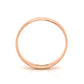Mid-Century 5mm Wedding Band in 18k Rose Gold
