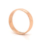 Mid-Century 5mm Wedding Band in 18k Rose Gold