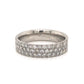 5mm Pave Diamond Stacking Band in Platinum