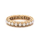 Pearl Eternity Band in 14k Yellow Gold