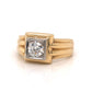 .70 Mid-Century Diamond Engagement Ring in 14k Yellow Gold