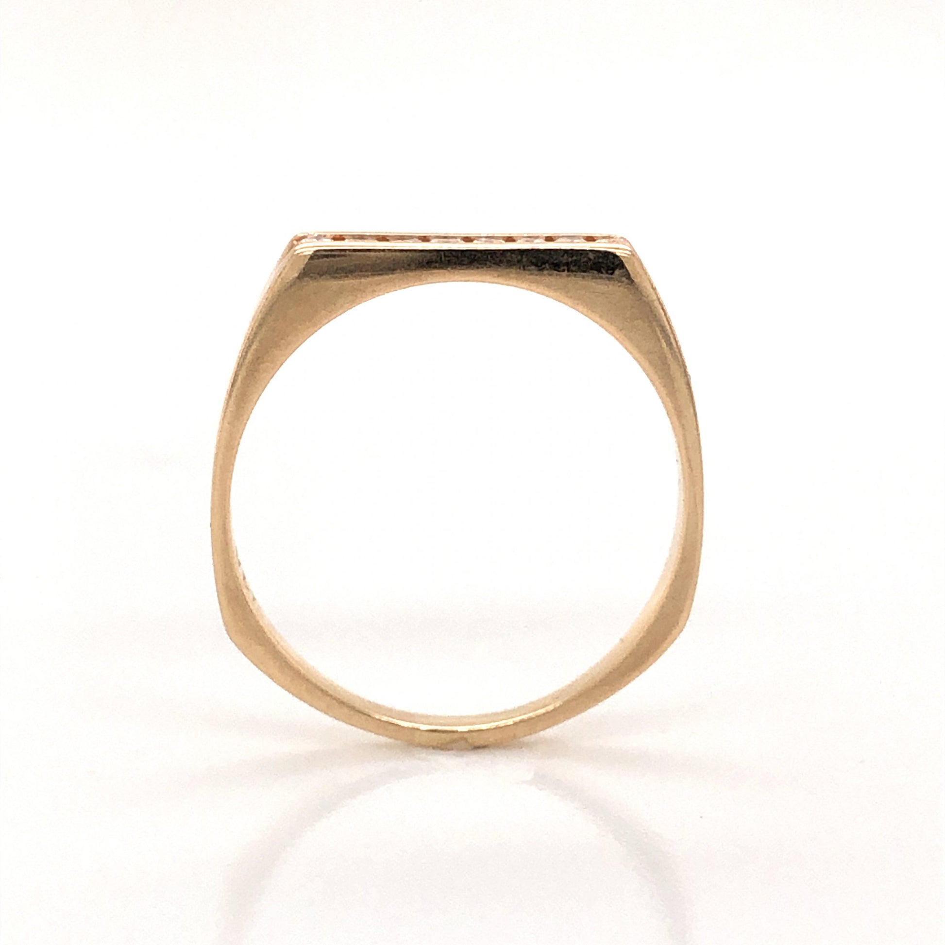 .08 Channel Set Diamond Band in 14k Yellow Gold