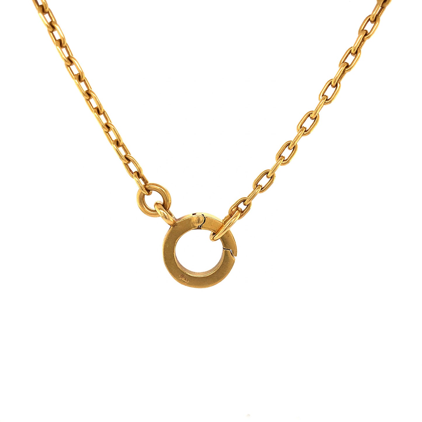 30 Inch Victorian Chain Necklace in 18k Yellow Gold