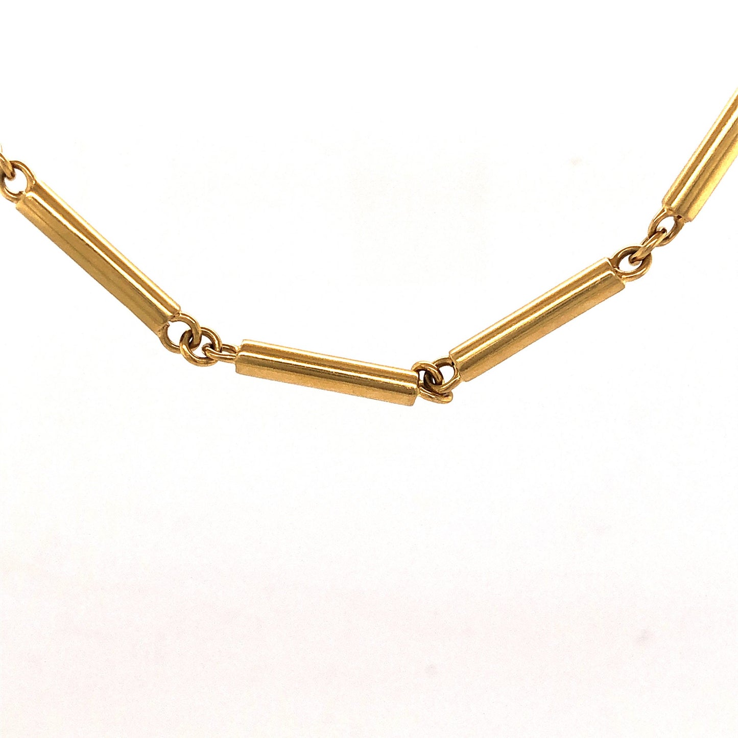 32 Inch Link Chain Necklace in 18k Yellow Gold