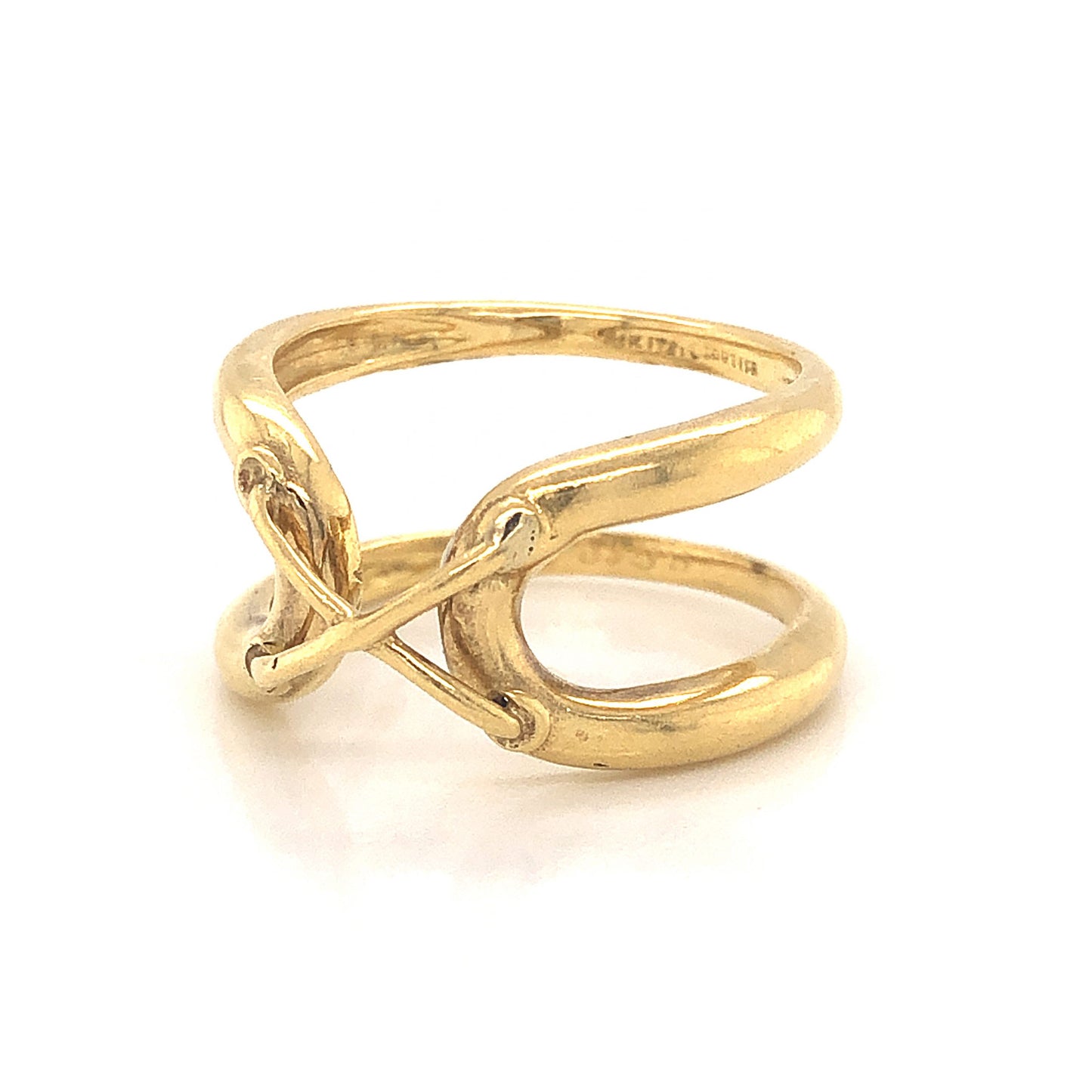 Cartier Corset Ring In 18k Yellow Gold