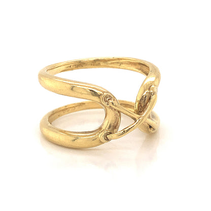 Cartier Corset Ring In 18k Yellow Gold