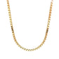 15 Inch Flat Chain Necklace in 14k Yellow Gold