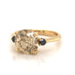 Fancy Light Brown Diamond Engagement Ring in 14k Yellow Gold