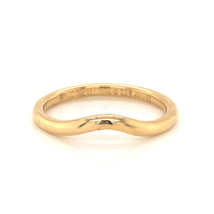 Tiffany & Co. Contoured Wedding Band in 18k Yellow Gold