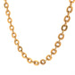 24 Inch Mid-Century Chain Necklace in 18k Yellow Gold