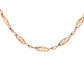 Art Deco Decorative Chain Necklace in 14k Yellow Gold
