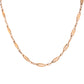 Art Deco Decorative Chain Necklace in 14k Yellow Gold
