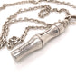 Gucci Bamboo Pendant Necklace in Sterling Silver