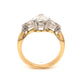 2.08 Pear Cut Diamond Engagement Ring in 18k Gold