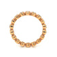 Green Sapphire Eternity Band in 18k Yellow Gold