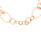 Mimi So Hammered Chain Link Necklace in 18k Rose Gold