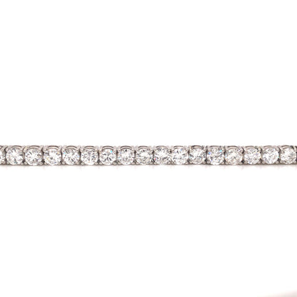 13 Carat Diamond Tennis Bracelet in 14k White Gold