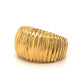 Textured Statement Ring in 18k Yellow Gold