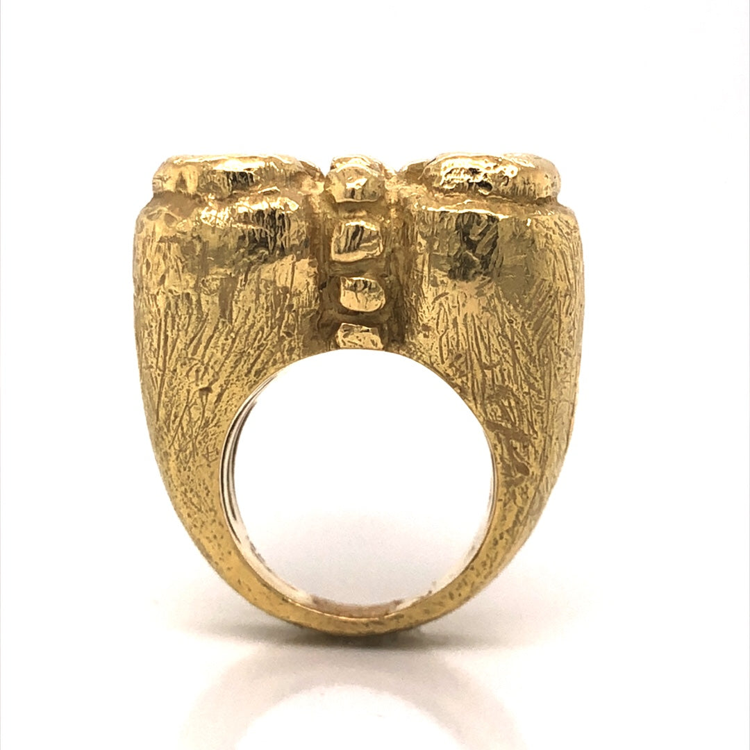 Katy Briscoe Cocktail Ring in 18k Yellow Gold