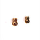 Andalusite Stud Earrings in 14k Yellow Gold