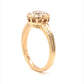 1.33 Bezel Set Diamond Engagement Ring in 14k Yellow Gold