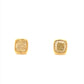Fancy Yellow Diamond Stud Earrings in 18k Yellow Gold