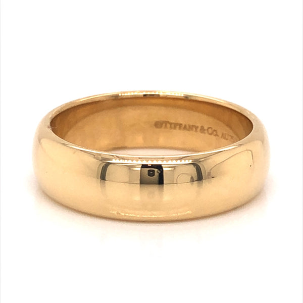 Tiffany Men's Wedding Band in 18k Yellow Gold – Filigree