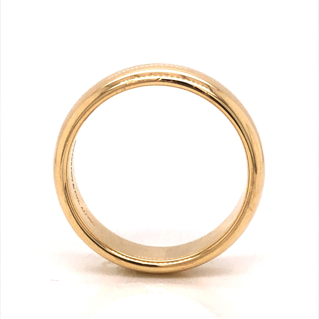 Tiffany & Co. Men's Wedding Band in 18k Yellow Gold – Filigree Jewelers