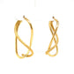 Italian Yellow Gold Drop Earrings in 14k