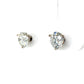 1.77 Old European Cut Diamond Stud Earrings in 14k White Gold