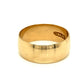 Men's Victorian Wide Wedding Band in 18k Yellow Gold