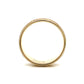 Engraved Textured Wedding Band in 14k Yellow Gold