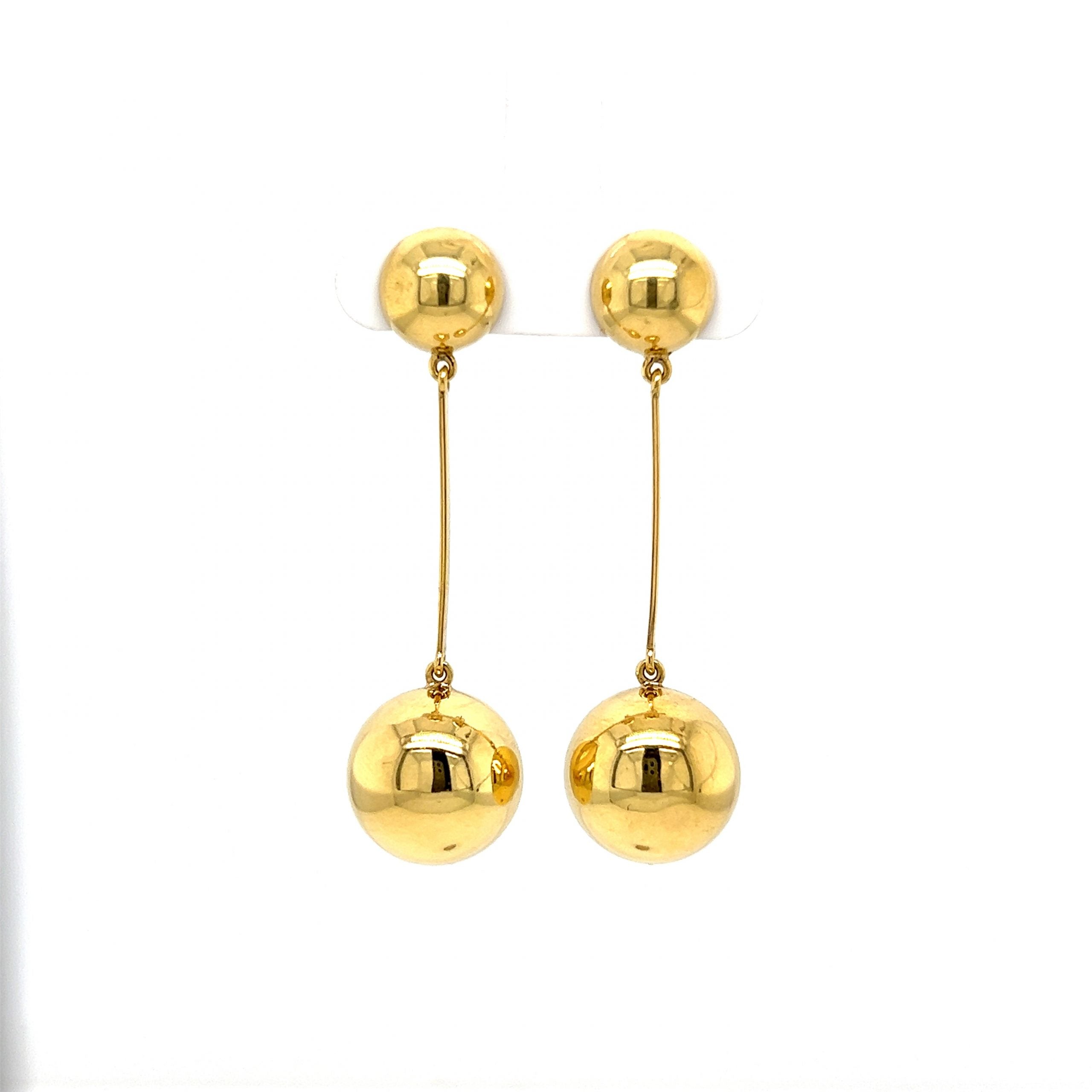 25 mm Stainless Steel Big Round Stud Earrings - 18K Gold Plated. – Balara  Jewelry