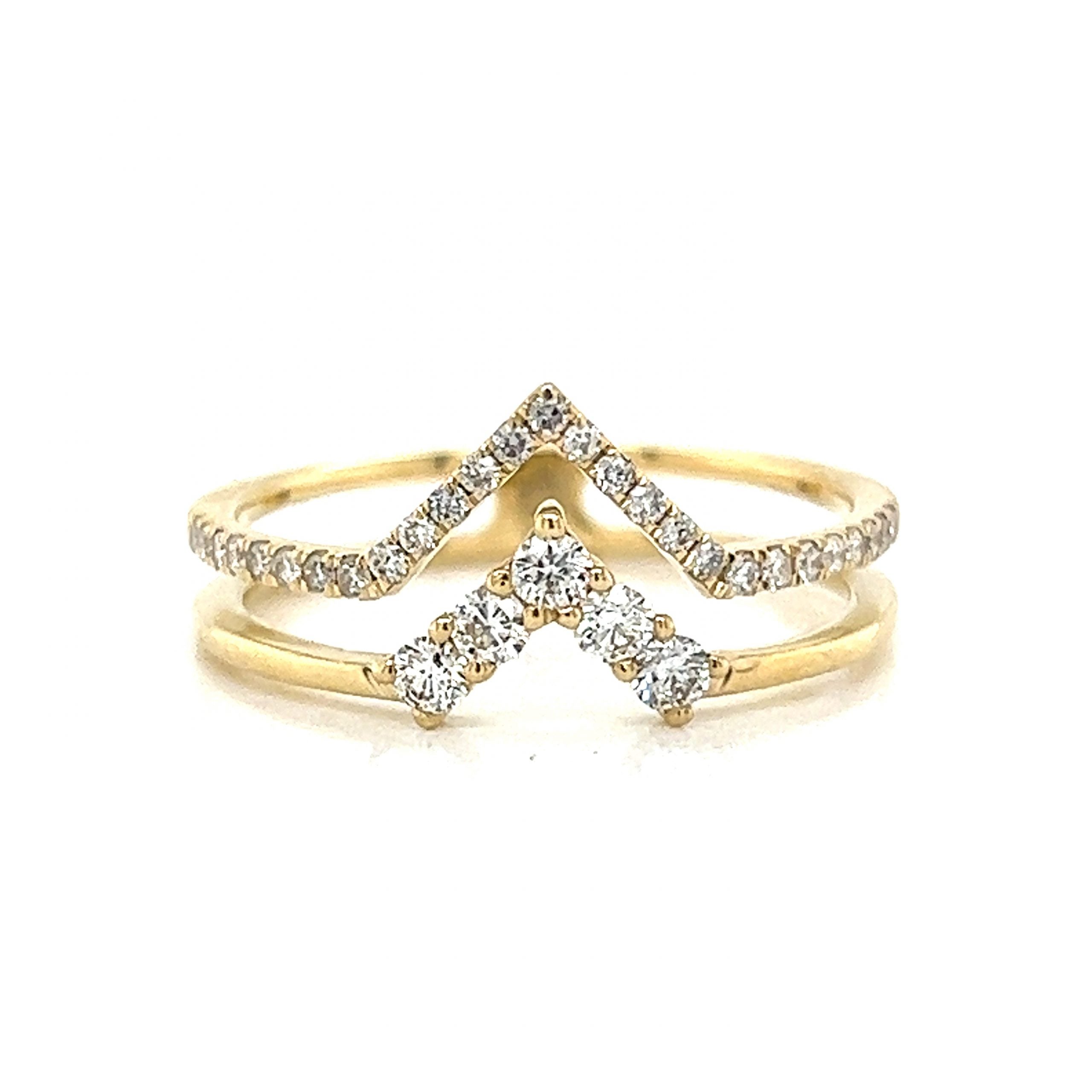 Stacked Contoured Diamond Wedding Band In 14k Yellow Gold Filigree stacked-contoured-diamond-wedding-band-in-14k-yellow-gold-filigree