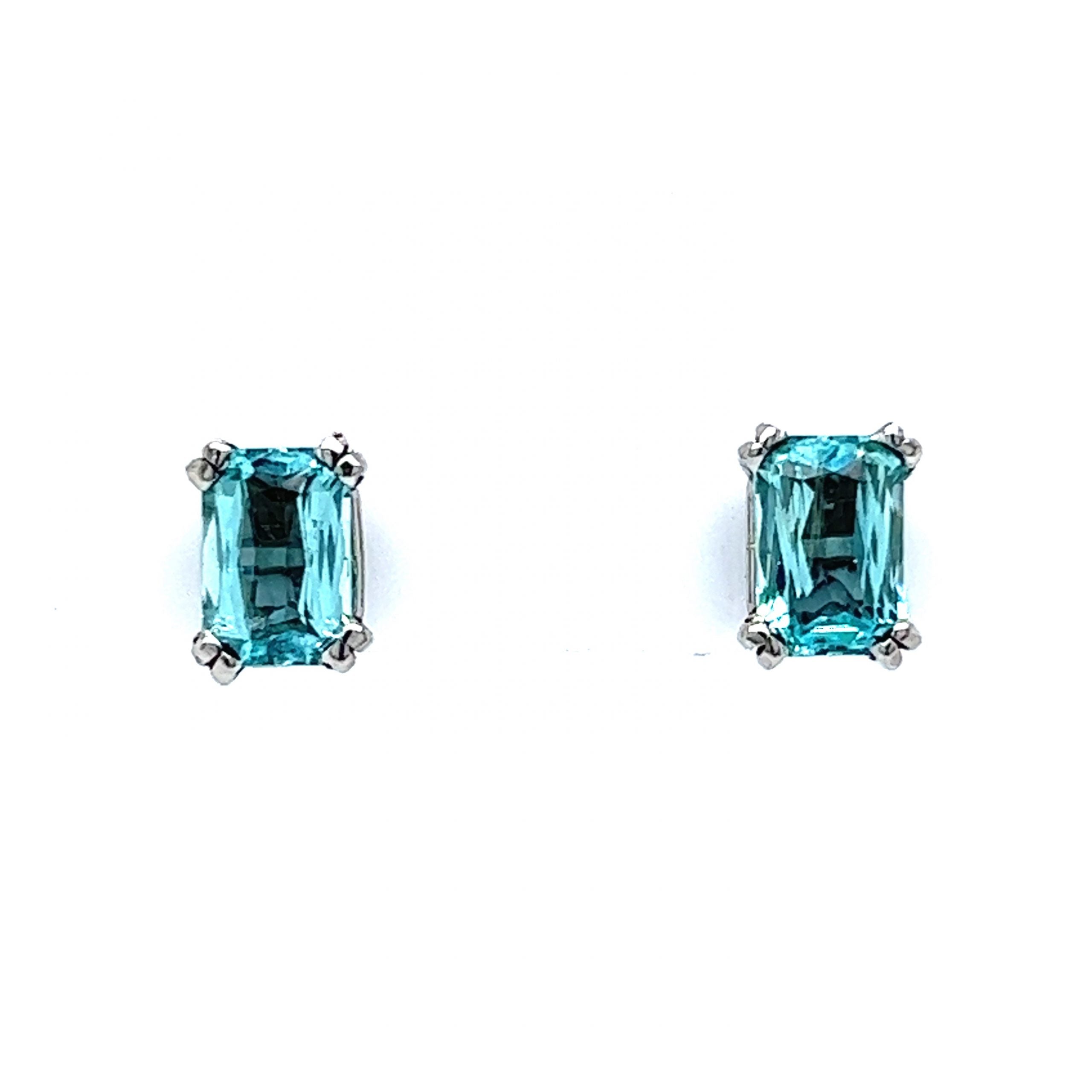 Paraiba Tourmaline Earrings – Hubert Jewelry – Fine Diamonds and Gemstones