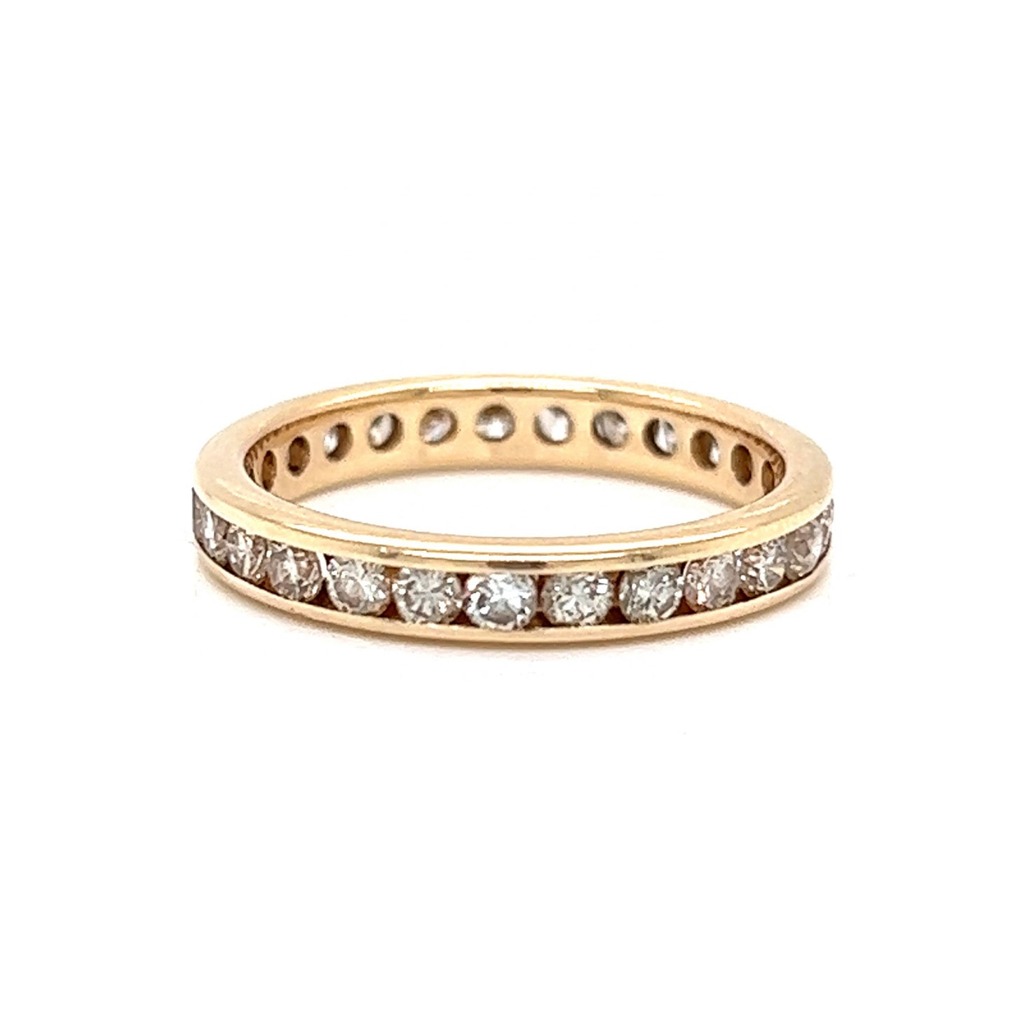 .84 Channel Set Diamond Eternity Band in 14k Yellow Gold