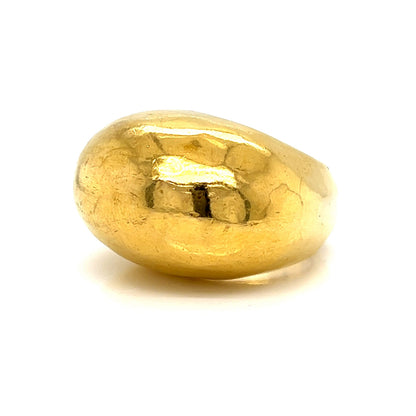 Rebecca Koven Dome Cocktail Ring in 18k Yellow Gold